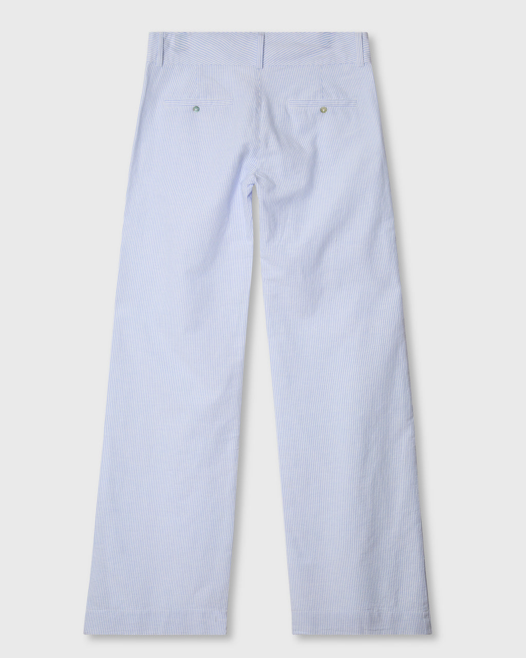 Pia Trousers - White & Blue