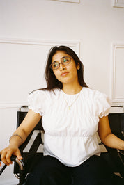The Etta Blouse - White