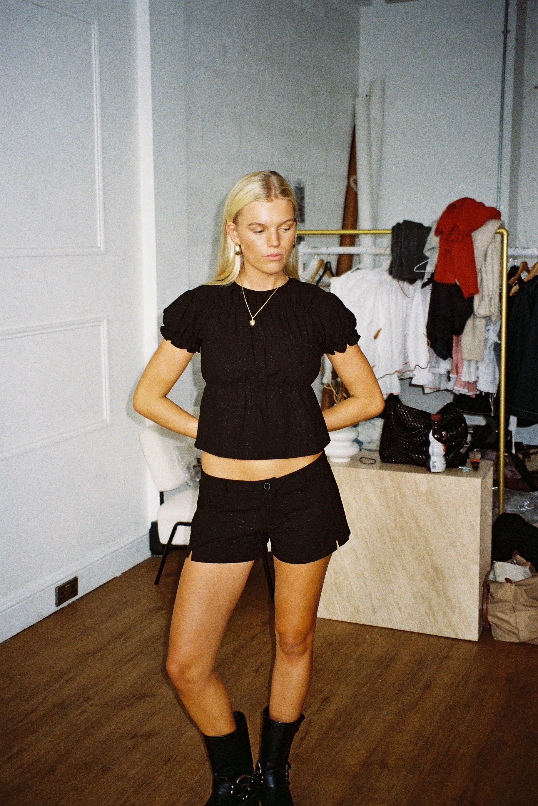Black Mini Shorts