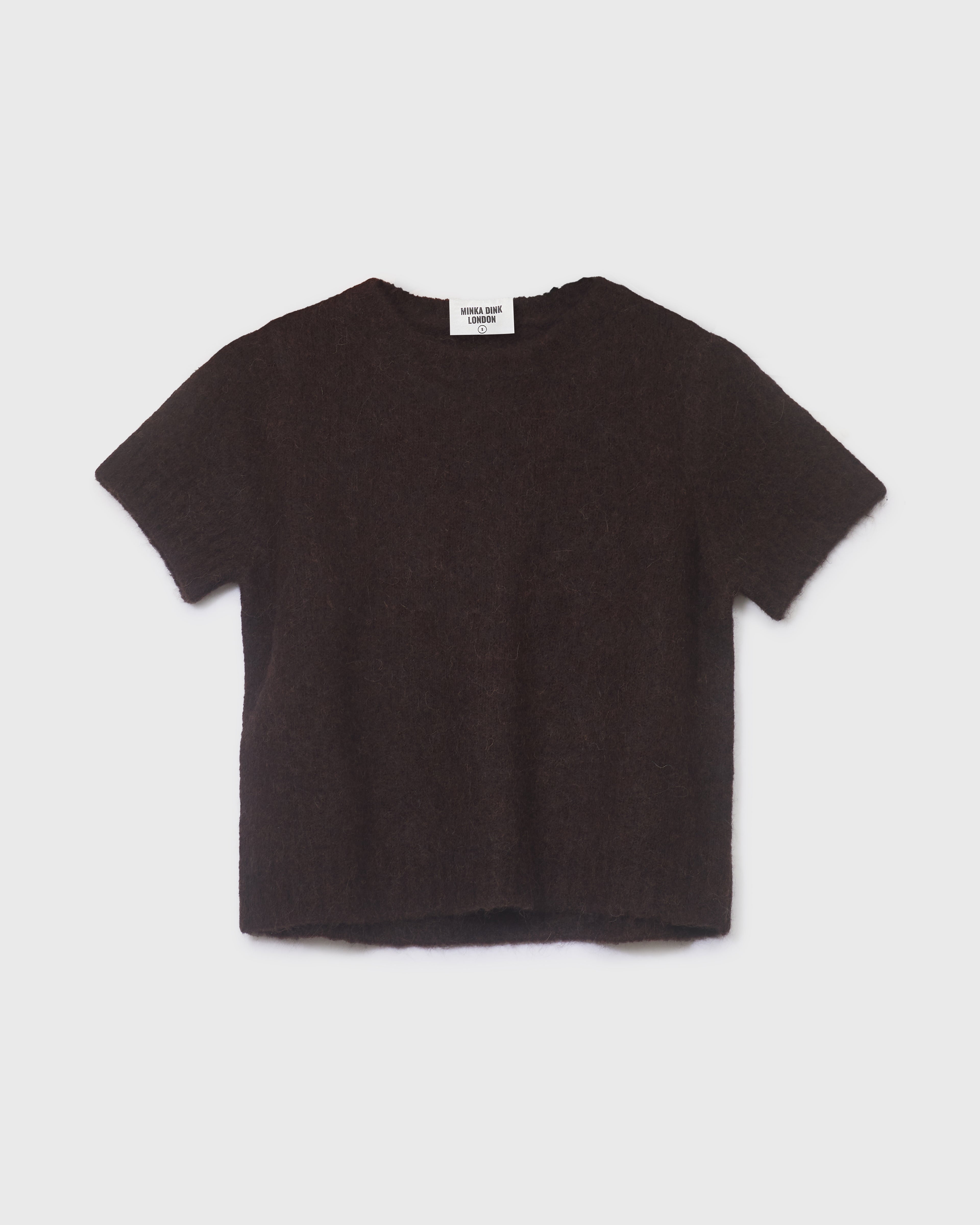 The Short Sleeve Knit - Chocolate
