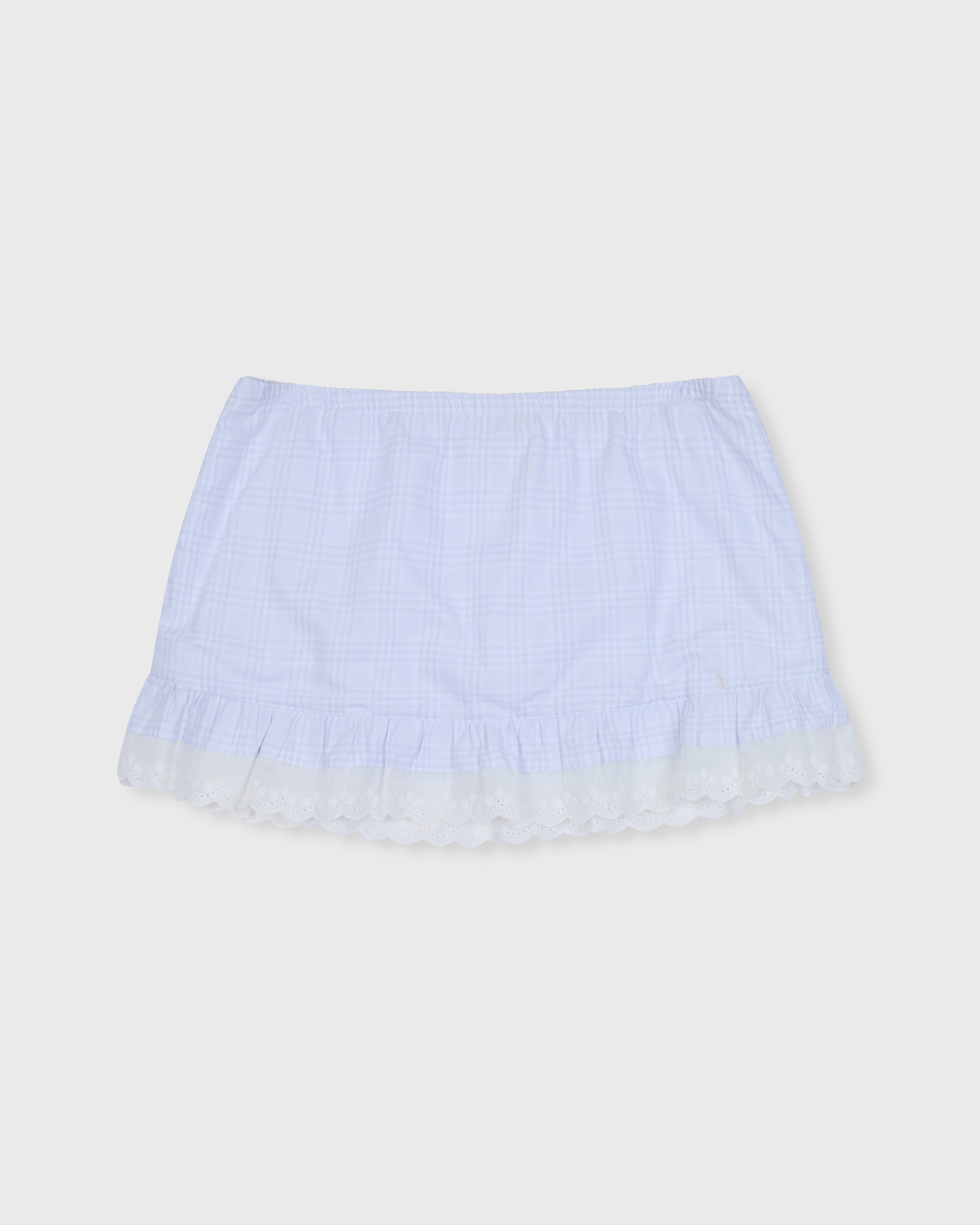 Sylvie Skirt - Blue Check