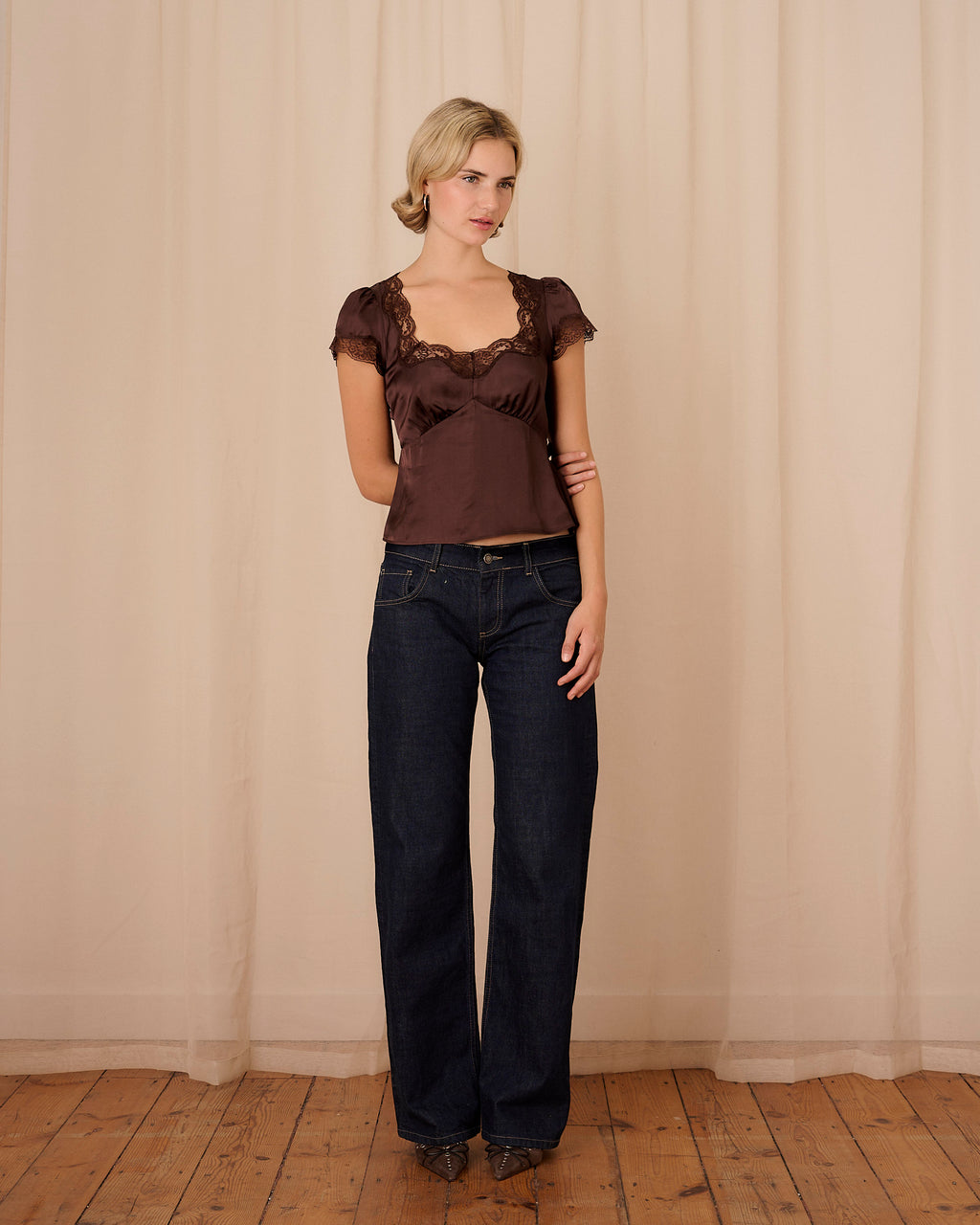 Petra Blouse - Brown