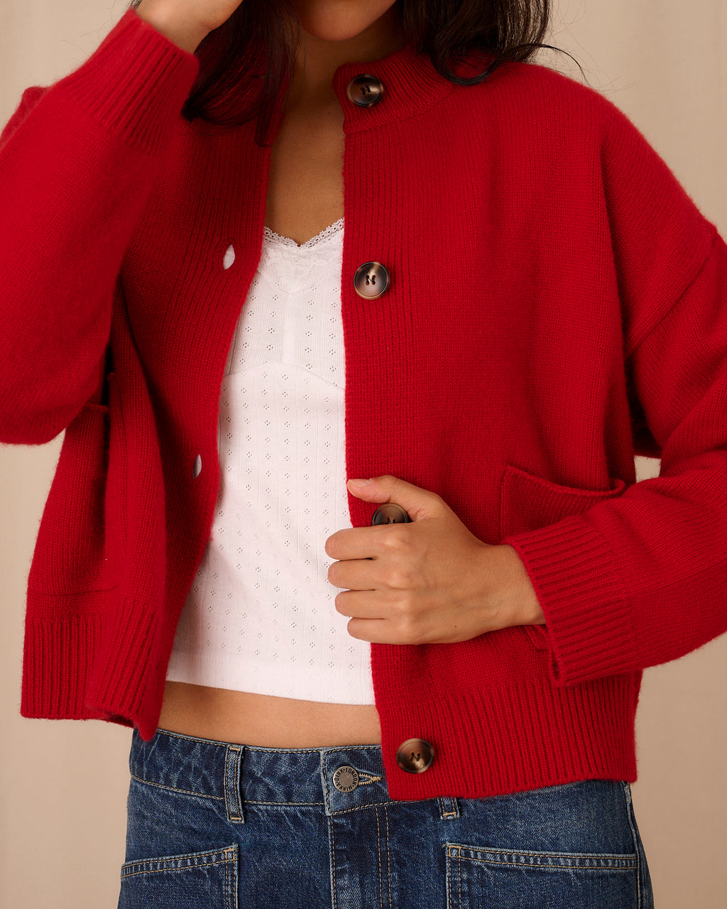 Amelie Cardigan - Red