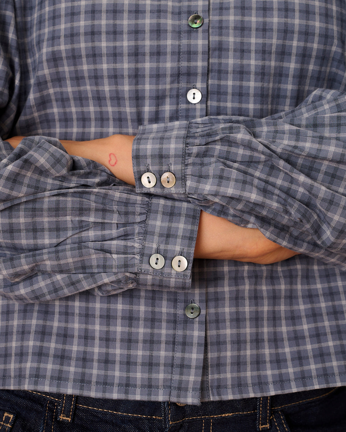 Piper Shirt - Navy Check
