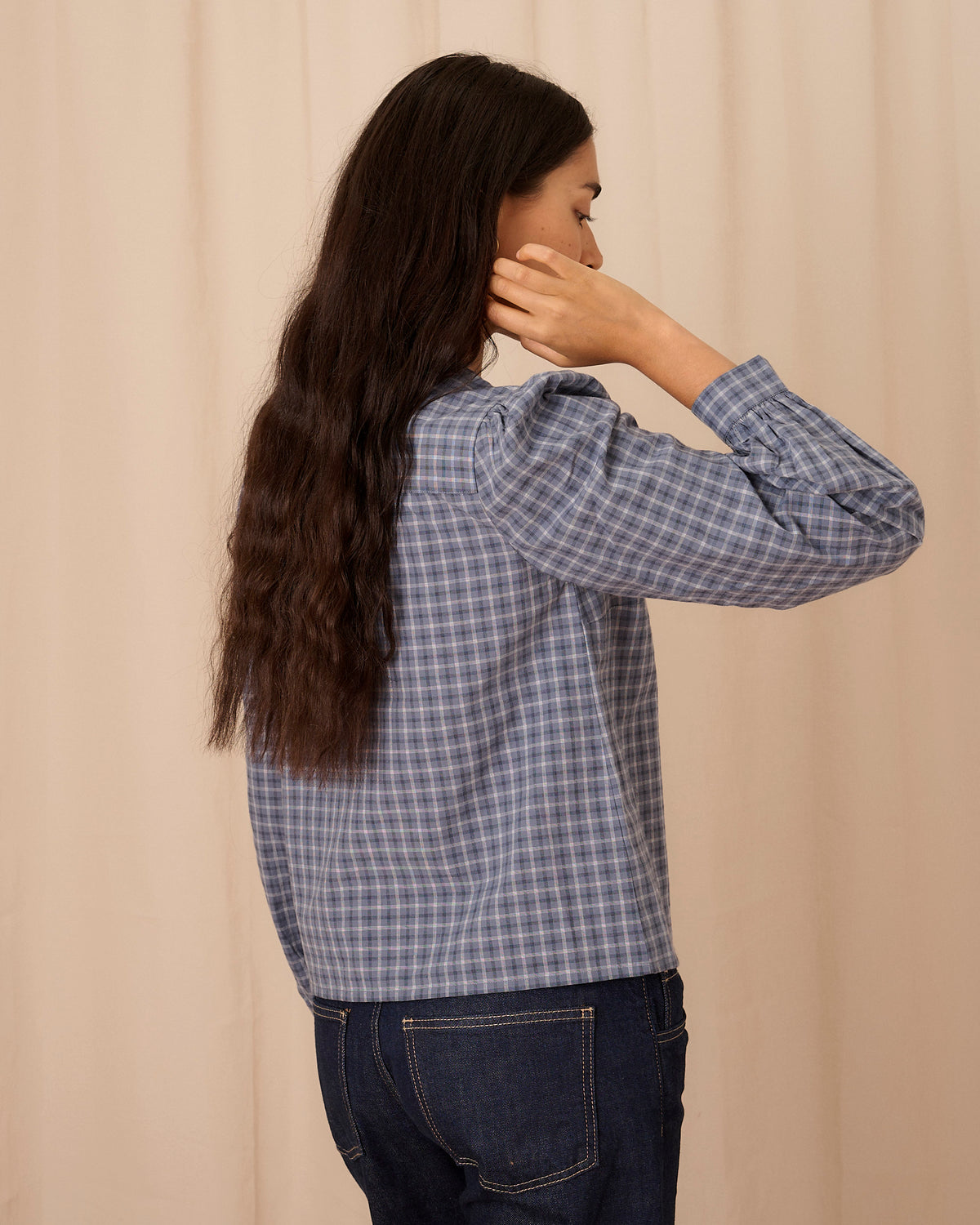 Piper Shirt - Navy Check