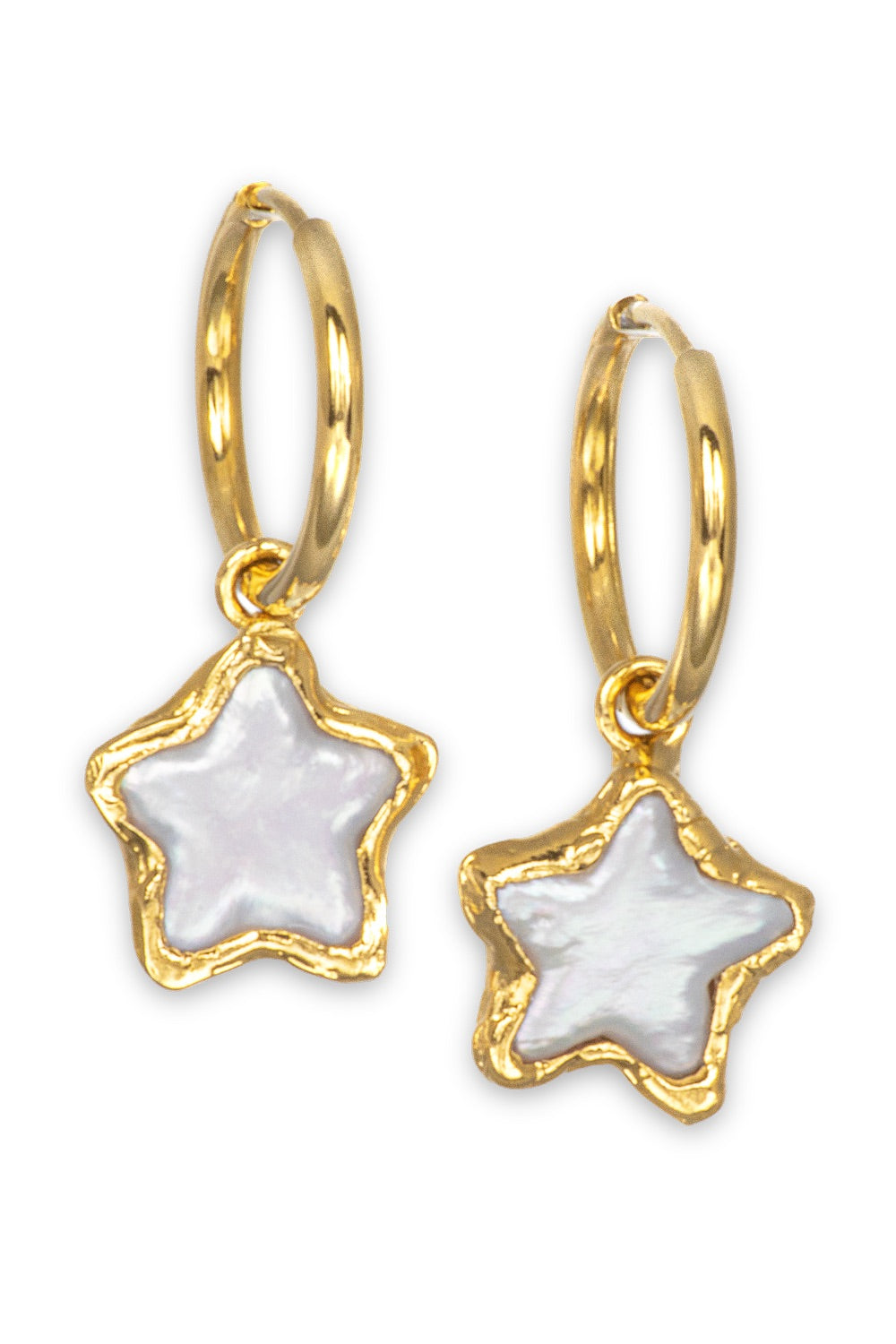 Tea & Tequila X Minka Dink London: Pearl Star Hoops