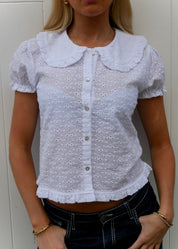 The Bonnie Blouse - White