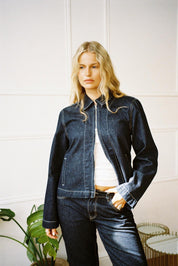 The Hani Jacket - Dark Wash