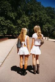White Mini Skirt