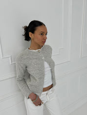 The Elsa Cardigan - Light Grey