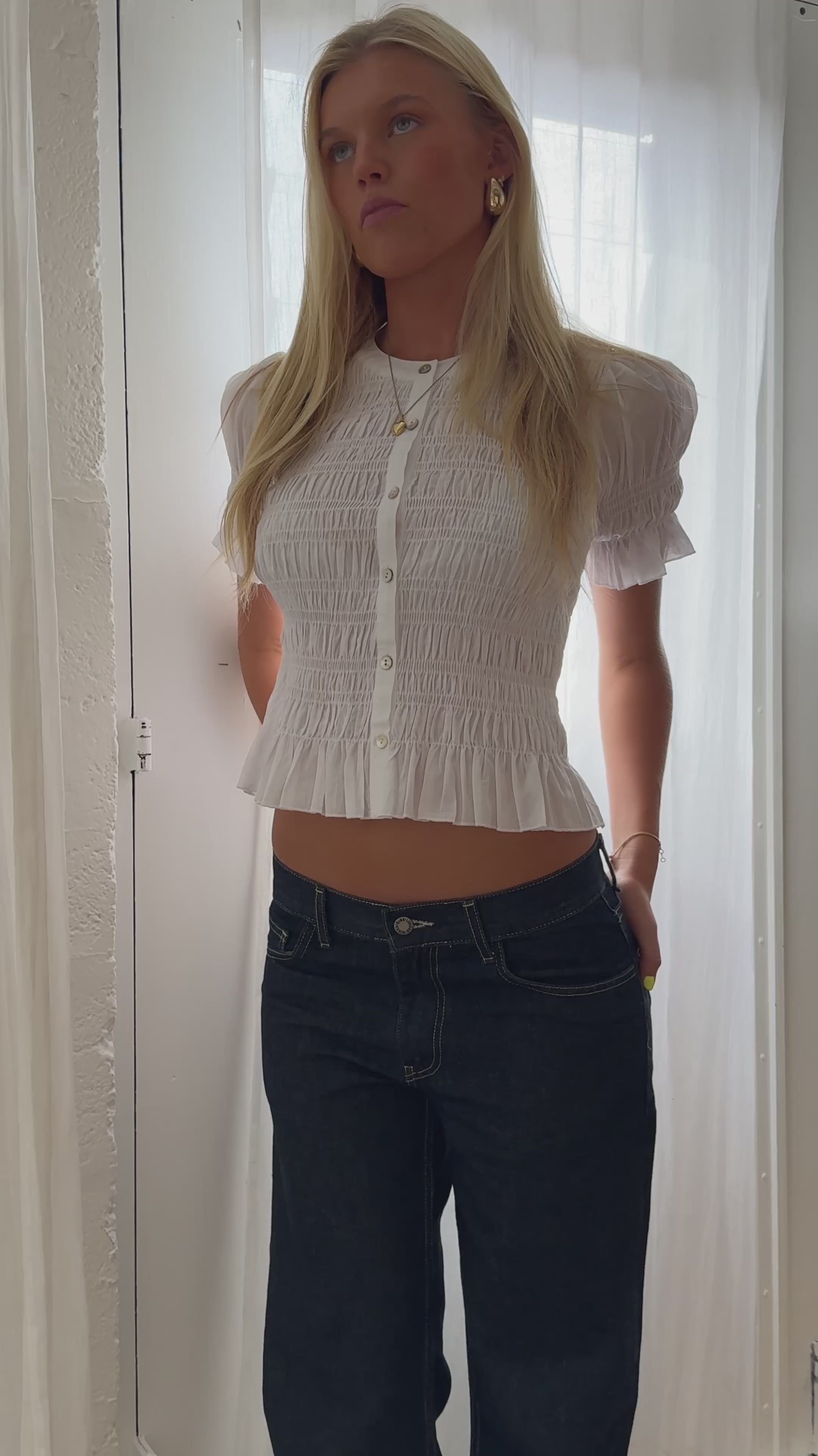 The Esme Blouse - White