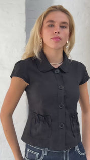 The Margot Top - Black