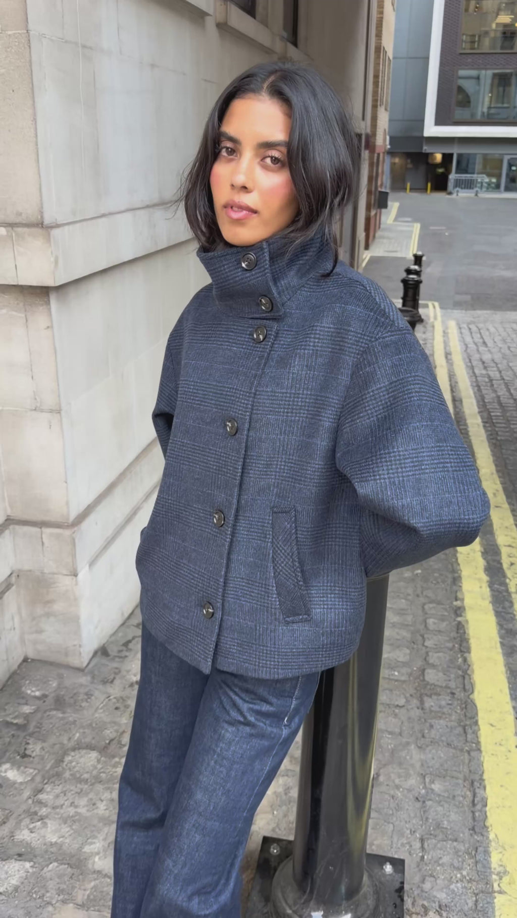 Maude Coat - Navy