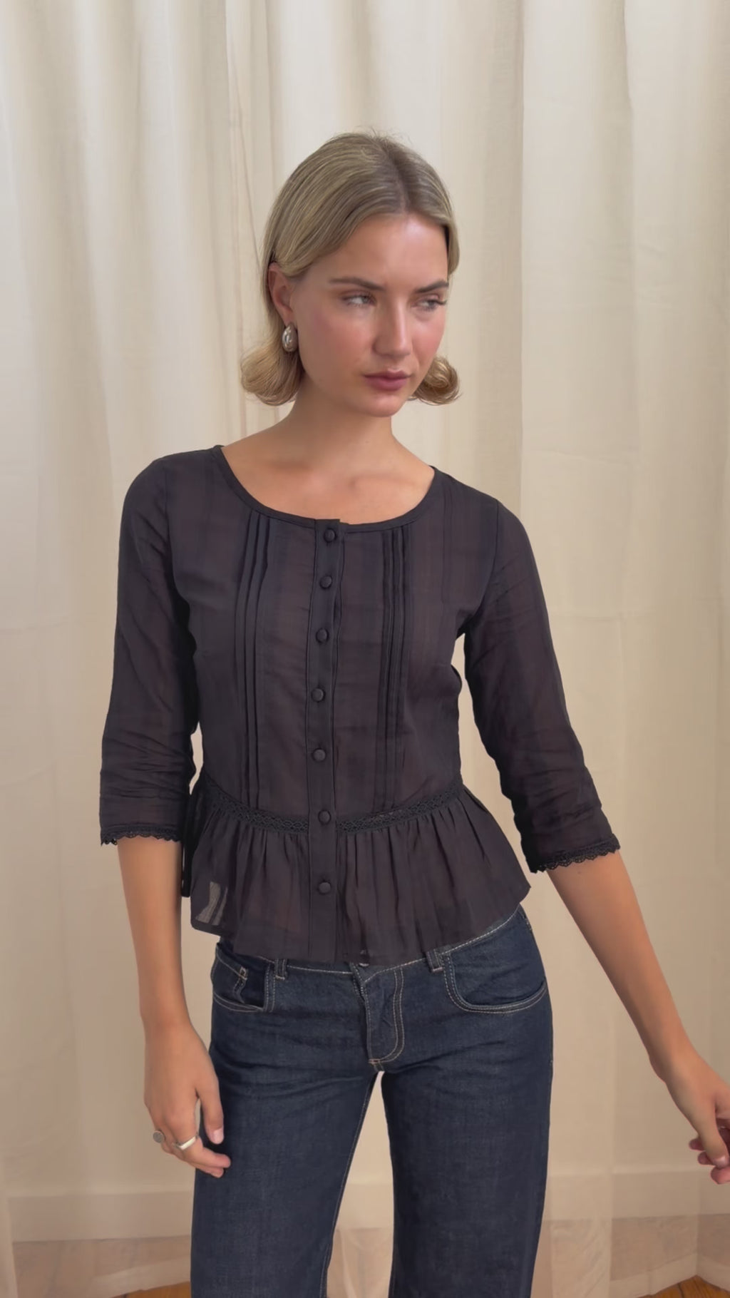 Alba Blouse - Black