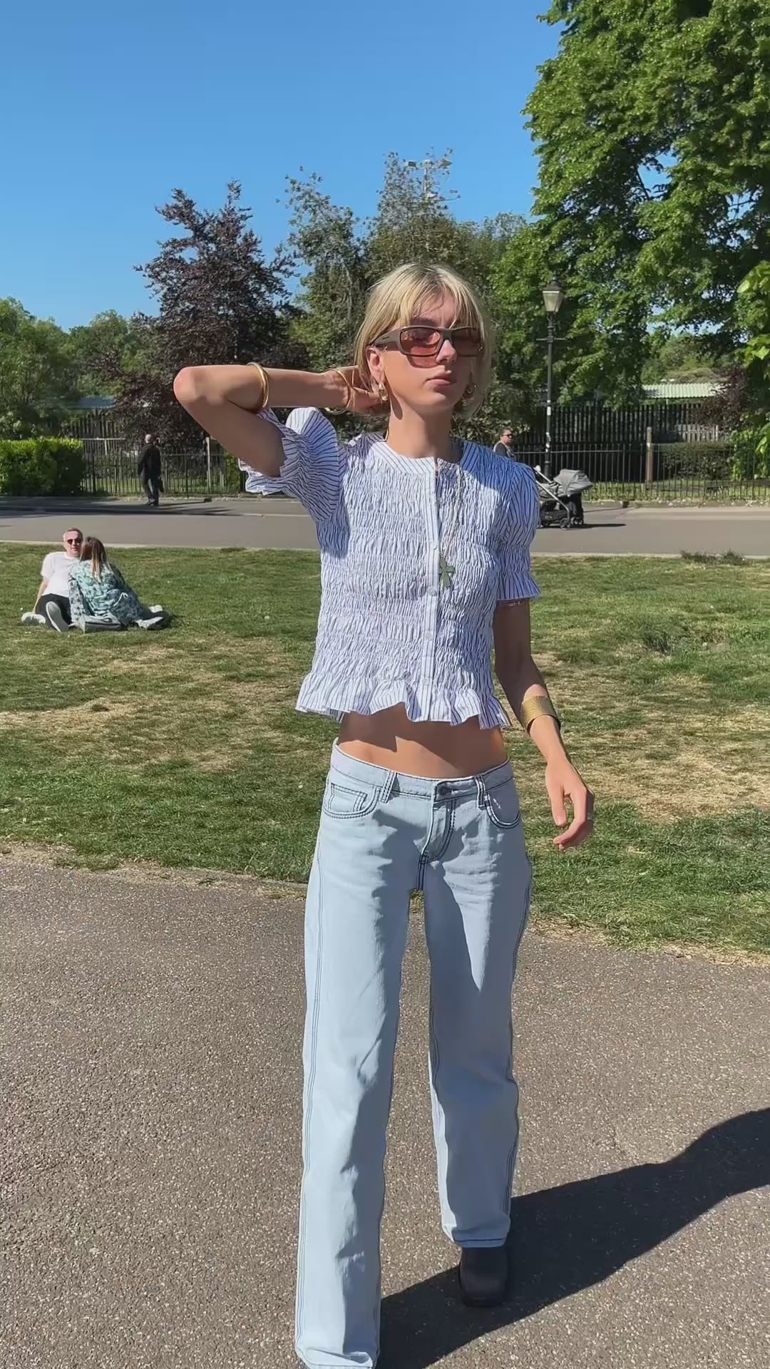 The Esme Blouse - Seaside