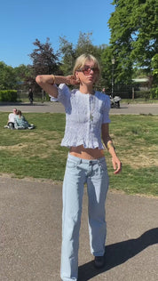 The Esme Blouse - Seaside