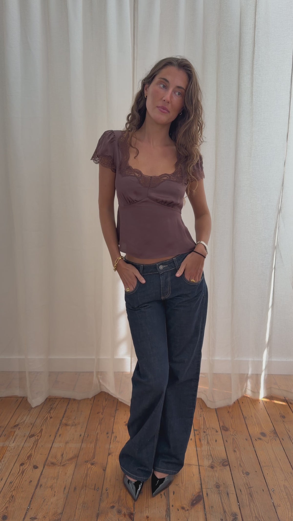 Petra Blouse - Brown