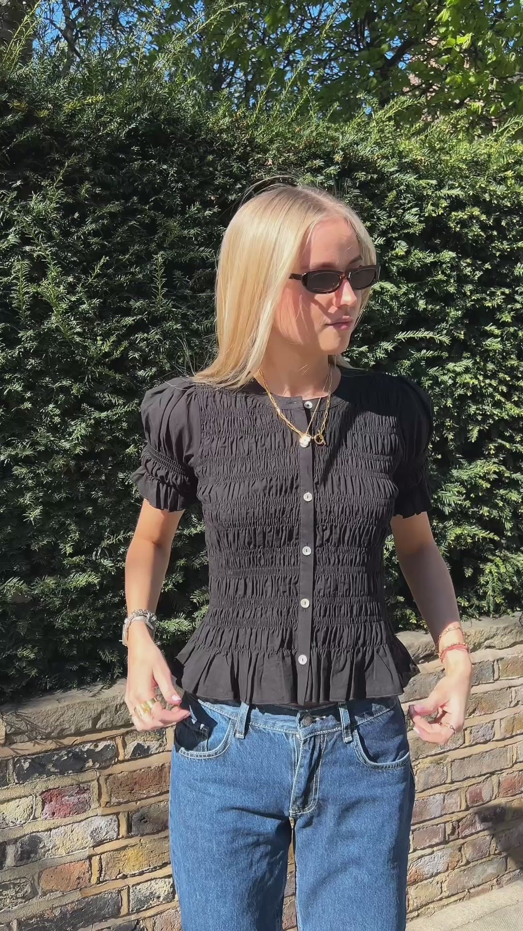 The Esme Blouse - Black