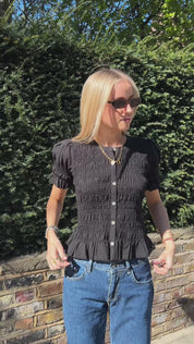 The Esme Blouse - Black