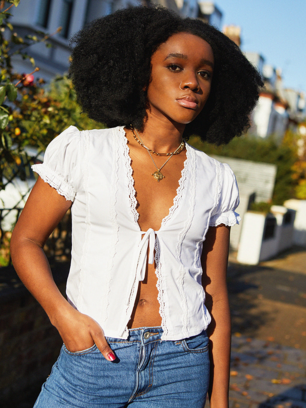 The Iris Top - White (7036130623672)