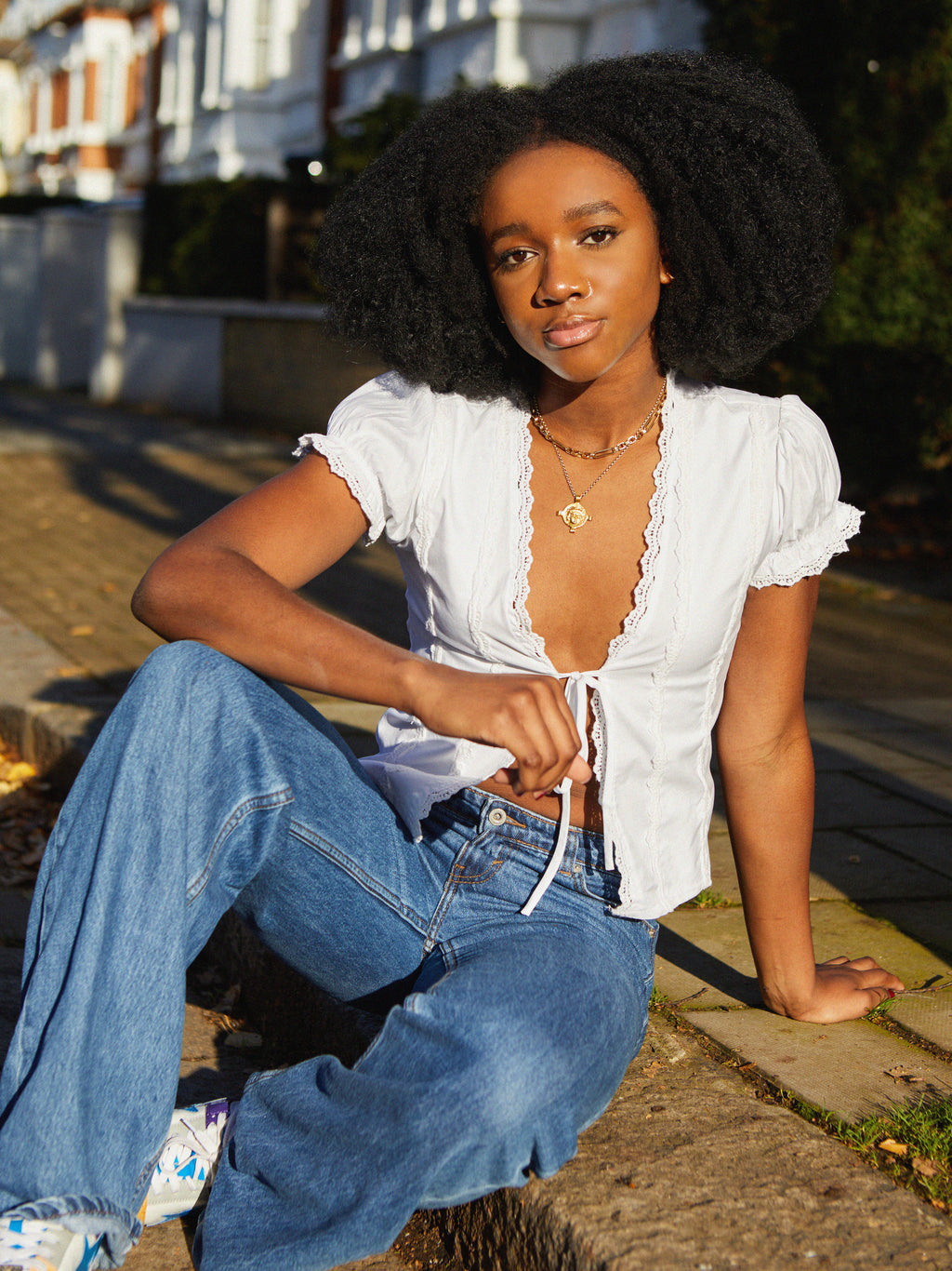 The Iris Top - White (7036130623672)