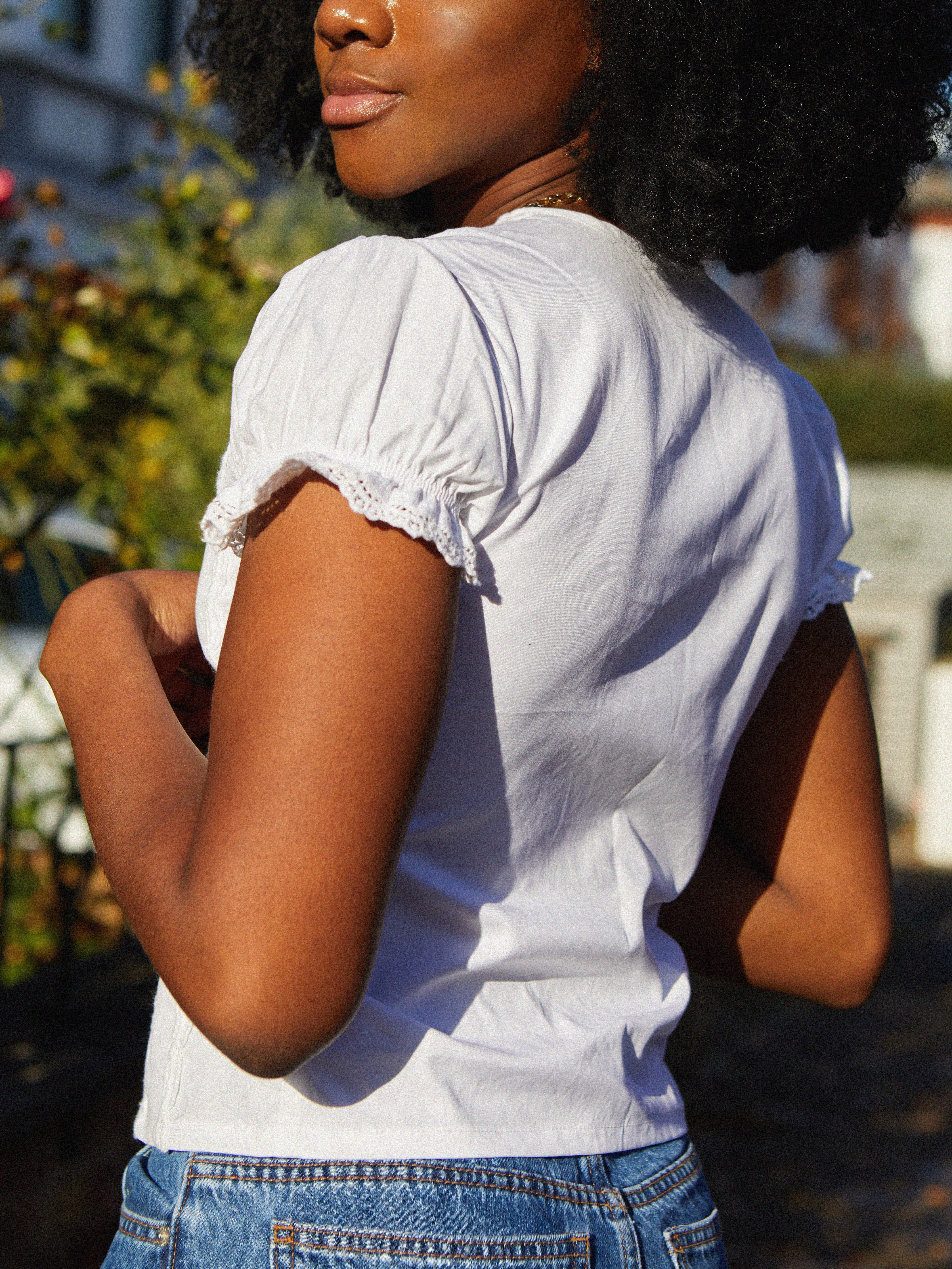 The Iris Top - White (7036130623672)